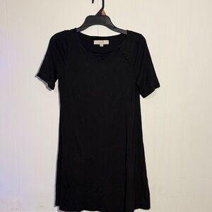 LOFT Black Mini Dress